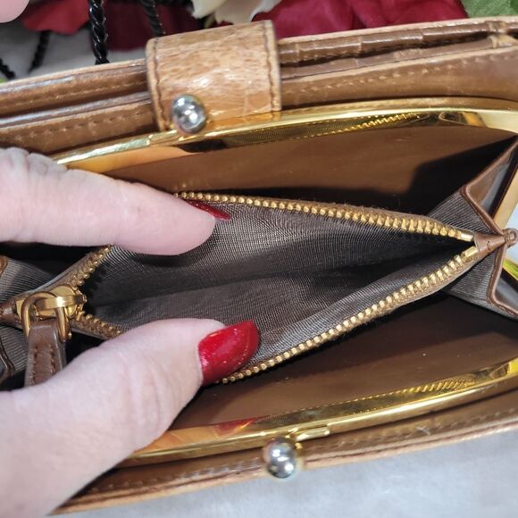 Authentic MIU MIU Crocodile-Embossed Wallet - Picture 14 of 17